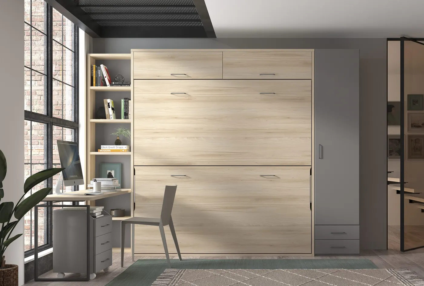 Cama de 90cm doble abatible,

seguridad, comodidad y fiabilidad