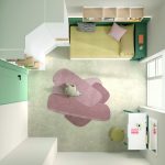 dormitorio juvenil Advance con cama abatible