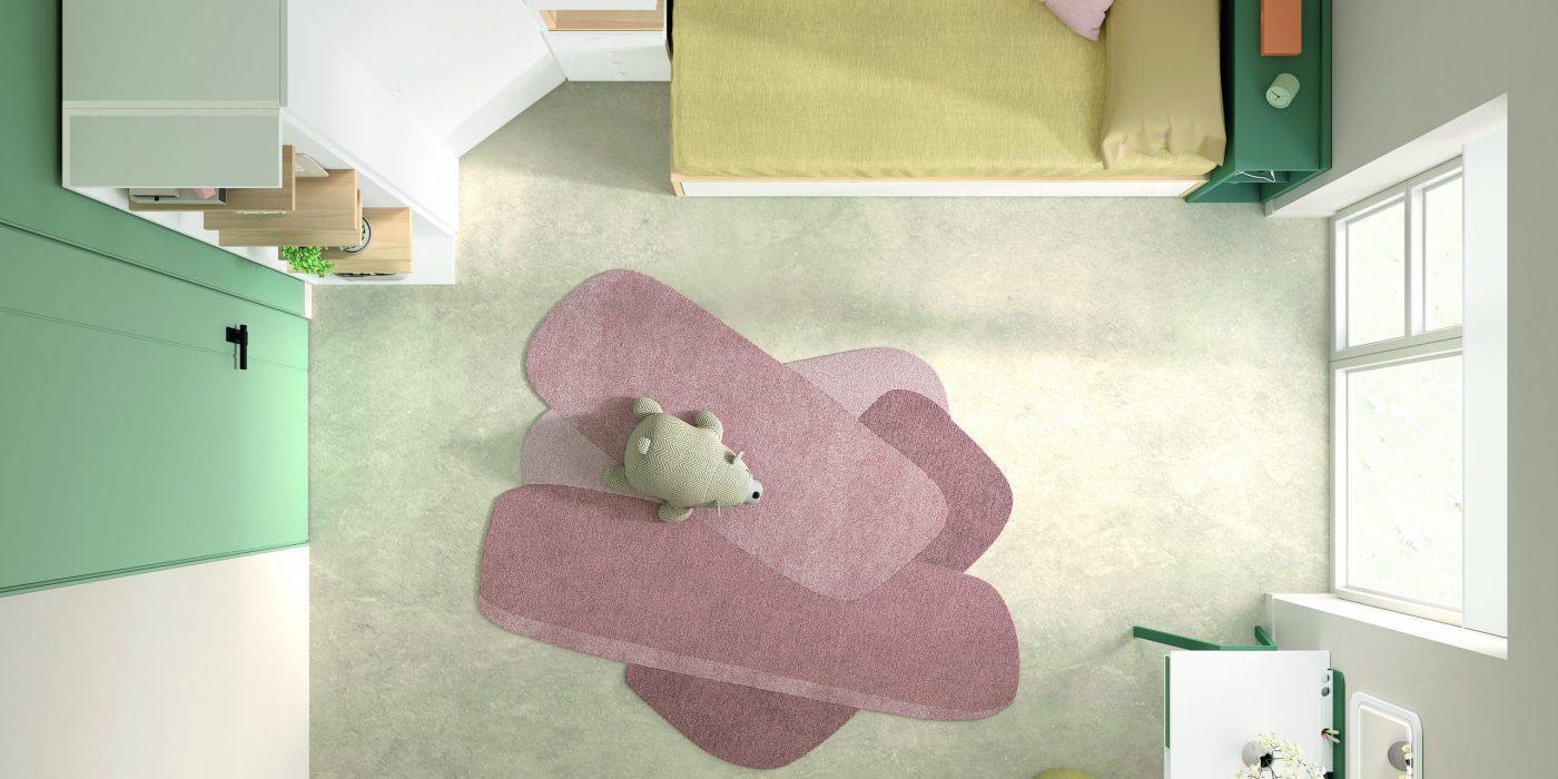 dormitorio juvenil Advance con cama abatible