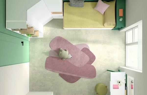 dormitorio juvenil Advance con cama abatible